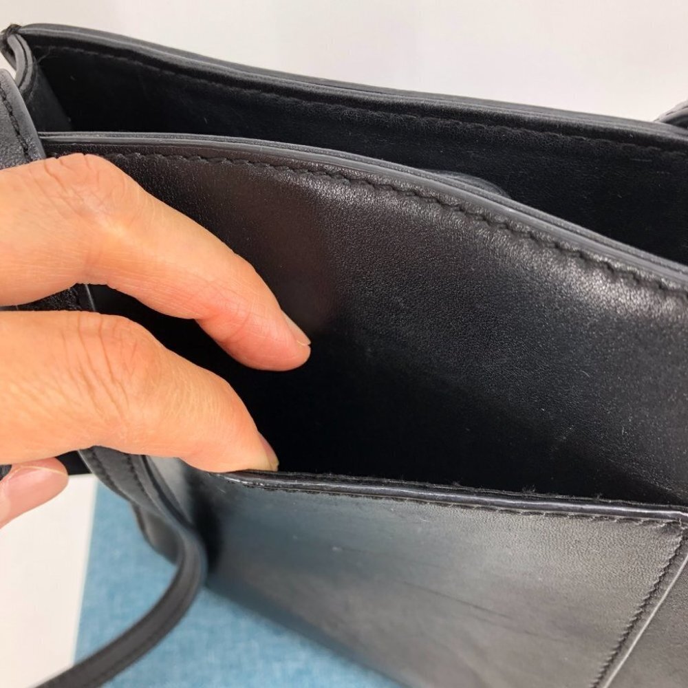Steven Alan Camden black leather mini shoulder bag - Picture 7 of 14